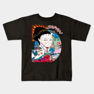 zombie geisha Kids T-Shirt